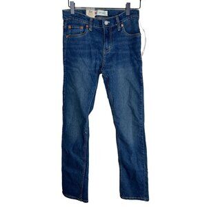 Levis Jeans Boys 511 Slim Straight Size 14 Stretch Denim Blue Kids Casual Youth